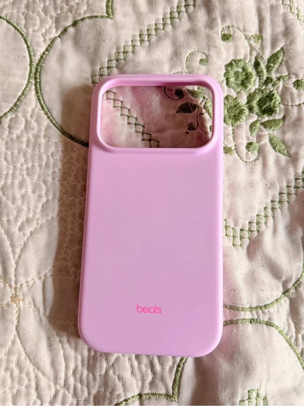 iPhone 17 pro pebble pink apple silicone case!